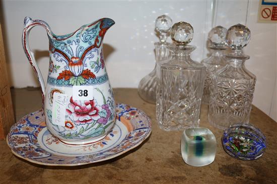 Box of misc, china and glass